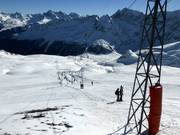 Piz Cartas I - Téléski à pioches