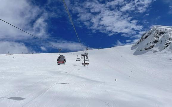 Le plus grand dénivelé dans le Pinde – domaine skiable Mount Parnassos – Fterolakka/Kellaria