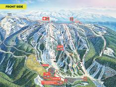 Plan des pistes Brundage Mountain