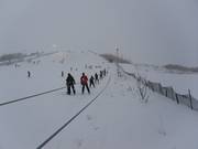 Vue sur le petit domaine skiable