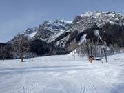 Piste facile au téléski Schneemandllift