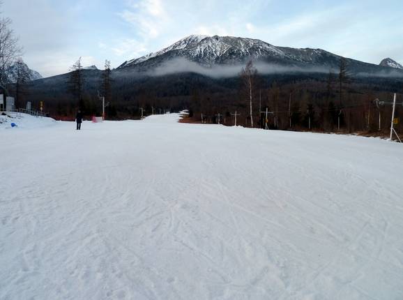 Vue sur la piste Jakubkova Lúka