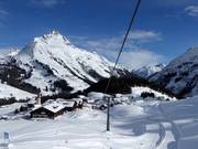 Vue sur le village de Warth