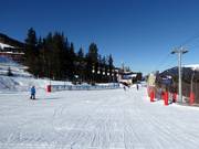 Piste facile à Courchevel