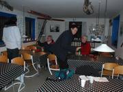 Le club-house à la station de vallée