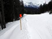 Délimitations des pistes