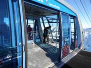 Les cabines sont balayées plusieurs fois par jour.