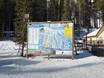 Rocheuses d'Alberta: indications de directions sur les domaines skiables – Indications de directions Mt. Norquay – Banff
