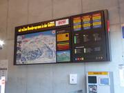 Panneau informatif à la gare aval de Bad Ragaz