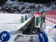 Tapis roulant 2 dans l’aire d’entraînement Murmi Snowpark