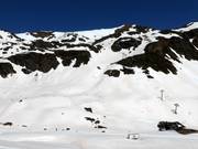 Zone freeride au télésiège Creussans