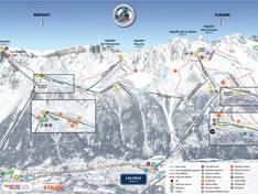 Plan des pistes Brévent/Flégère (Chamonix)