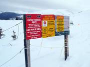 Accès aux pistes difficiles Double Diamond