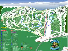 Plan des pistes Troll Resort – Quesnel