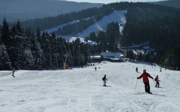 Skier dans le district de Karlsruhe