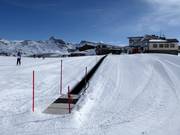 Tapis roulant à Plan Maison au-dessus de Breuil-Cervinia