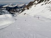 Large piste vers Avoriaz
