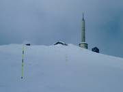 L’itinéraire à ski depuis le Gaustatoppen
