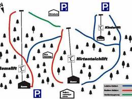 Plan des pistes Hirtenteich – Essingen-Lauterburg/Aalen