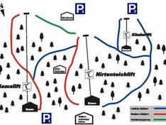 Plan des pistes Hirtenteich – Essingen-Lauterburg/Aalen