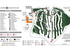 Plan des pistes Crabbe Mountain
