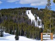 Vue sur les pistes Allover et Allover Glades