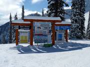 Signalisation des pistes à Fernie