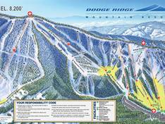 Plan des pistes Dodge Ridge