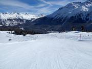 Descente jusqu'à St. Moritz Bad