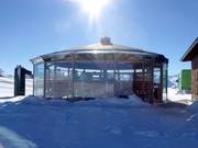 W1 Bar à parapluie à la station supérieure de la Wildkogelbahn (Neukirchen)