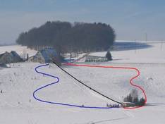 Plan des pistes Heuberg – Westerheim