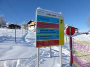 Points d'information dans le domaine skiable de Mitterdorf