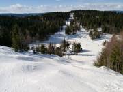 Piste à bosses dans l'Oslo Vinterpark