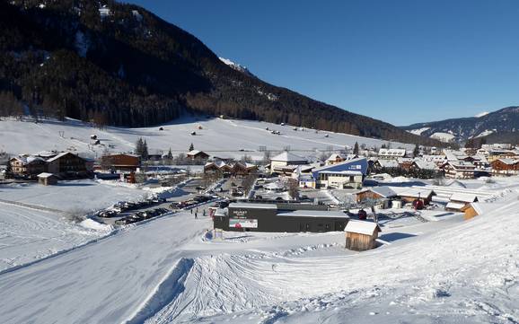 Valle di Sesto (Sextental): Accès aux domaines skiables et parkings – Accès, parking 3 Zinnen Dolomites – Monte Elmo/Stiergarten/Croda Rossa/Passo Monte Croce