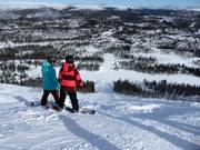 Départ de la piste difficile Väggen