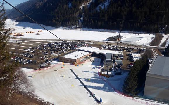 Val d'Ultimo (Ultental): Accès aux domaines skiables et parkings – Accès, parking Schwemmalm