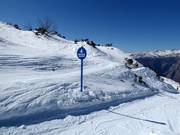Signalisation des pistes dans le domaine skiable Vogel