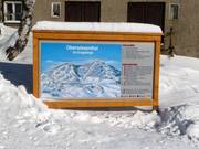 Plan des pistes à la station de vallée