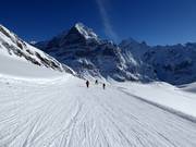 Piste Gemsberg facile sur le domaine skiable du First