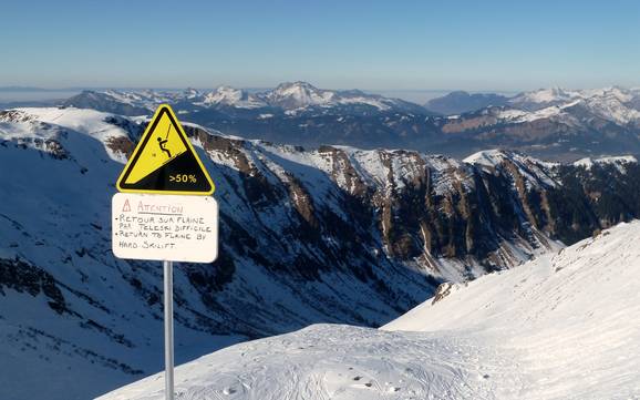 Domaines skiables pour skieurs confirmés et freeriders Faucigny – Skieurs confirmés, freeriders Le Grand Massif – Flaine/Les Carroz/Morillon/Samoëns/Sixt