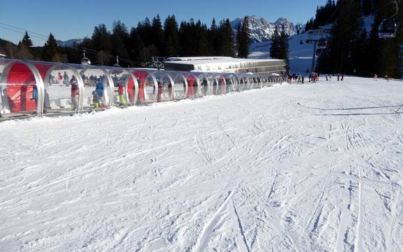 Domaines skiables pour les débutants dans la Saalachtal (vallée de la Saalach) – Débutants Almenwelt Lofer