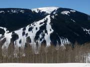 Vue sur les pistes de descente du Grouse Mountain