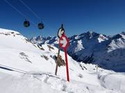 Les pistes sont très bien balisées.
