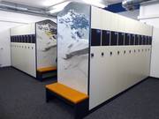 Dépôt à skis confort au centre des remontées mécaniques de Nauders