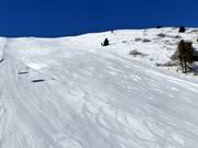 Très bonne préparation des pistes à Splügen
