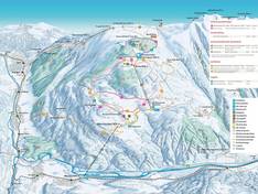 Plan des pistes Feldis