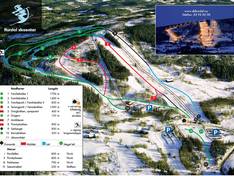 Plan des pistes Hurdal