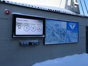 Informations à la station supérieure de l'Aerial Tram