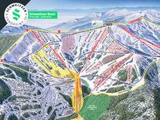 Plan des pistes Schweitzer Mountain Resort