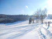 Vue sur le domaine skiable
